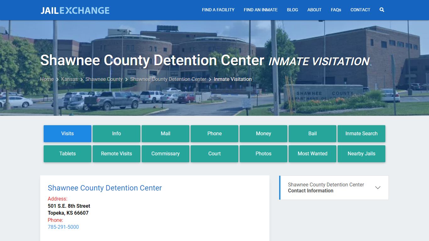 Inmate Visitation - Shawnee County Detention Center, KS - Jail Exchange